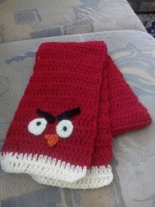 angry bird scarf